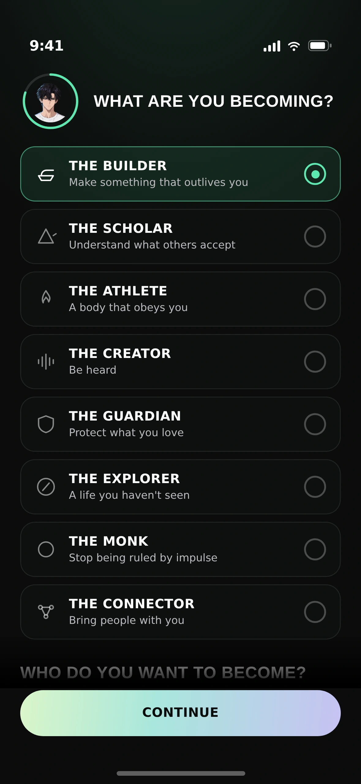 The Path — choosing an archetype